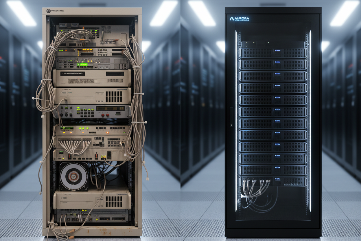 Old versus new server hardware comparison