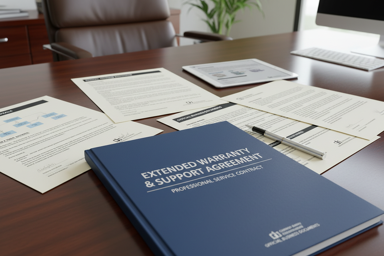 Warranty agreement documentation