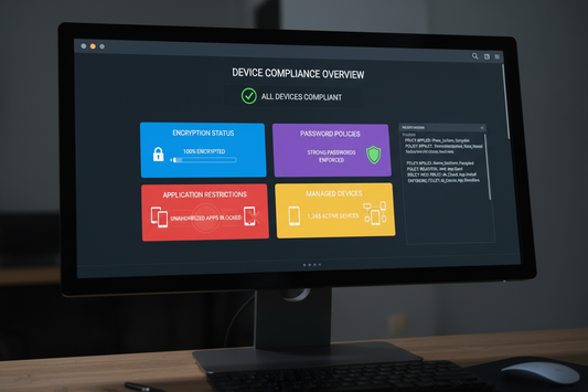 Security policy enforcement dashboard