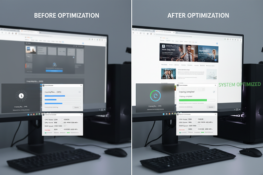 Performance before and after comparison