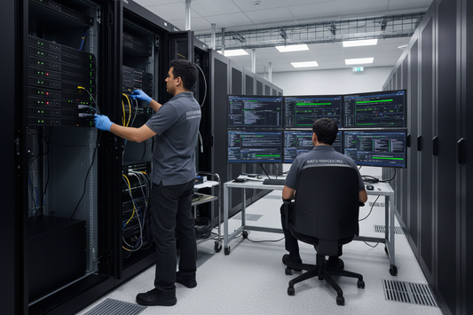 Server migration process in data center