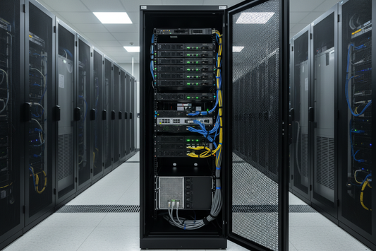 Fully Installed Server in Rack