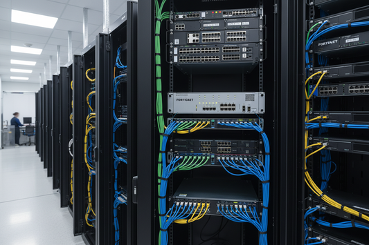 Firewall Installed in Server Rack