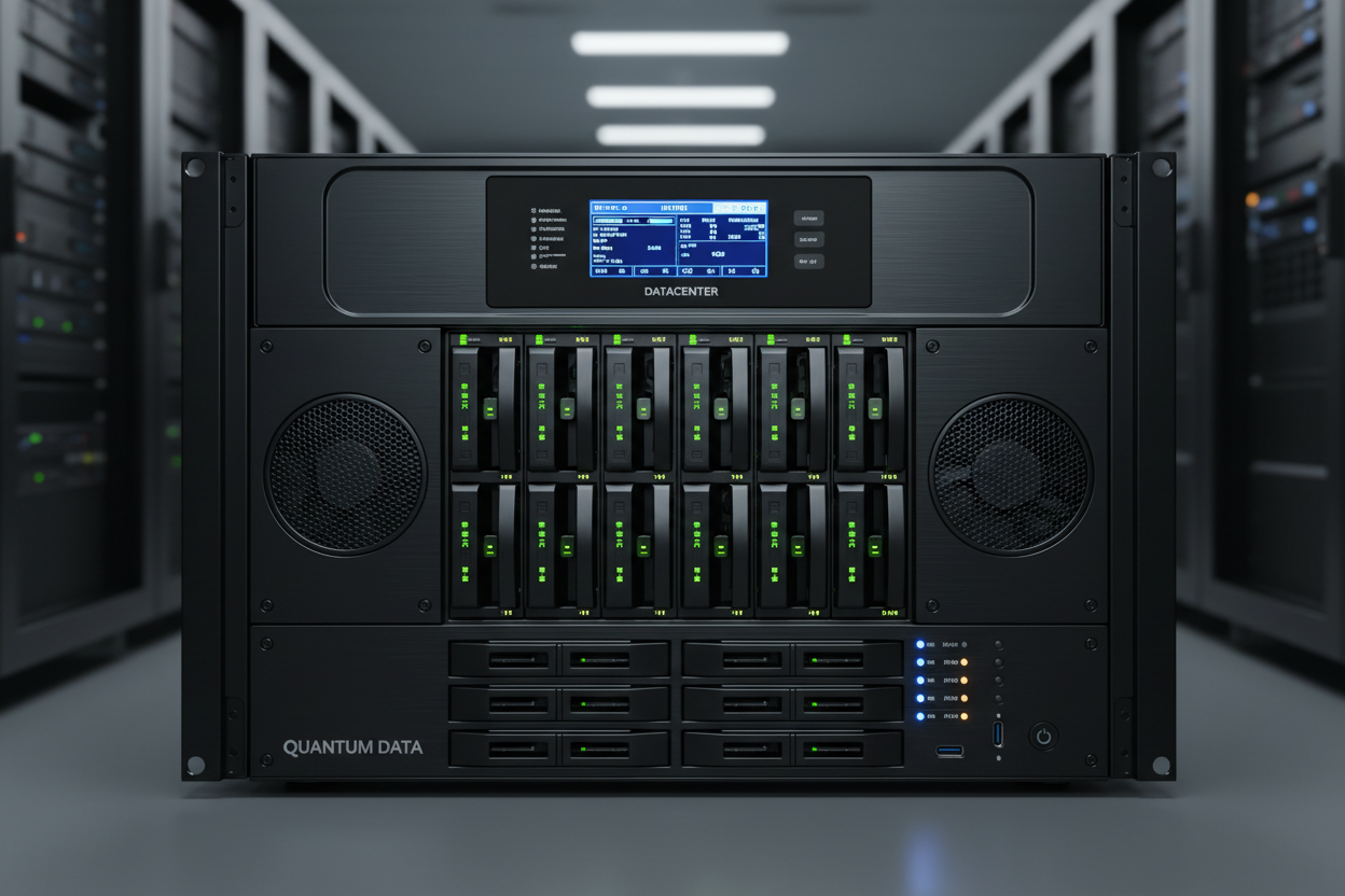 Enterprise NAS storage system front view
